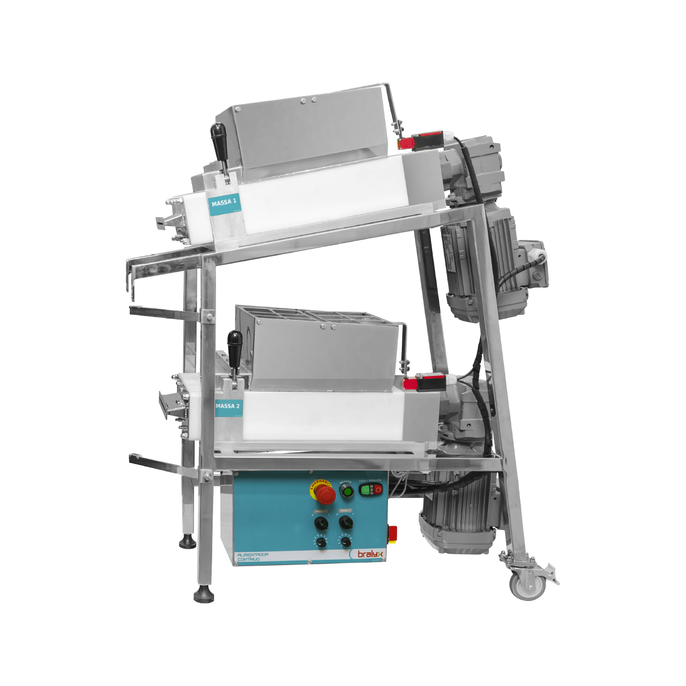 Máquina Extrusora de Massa Laminada ALIMENTADOR CONTÍNUO