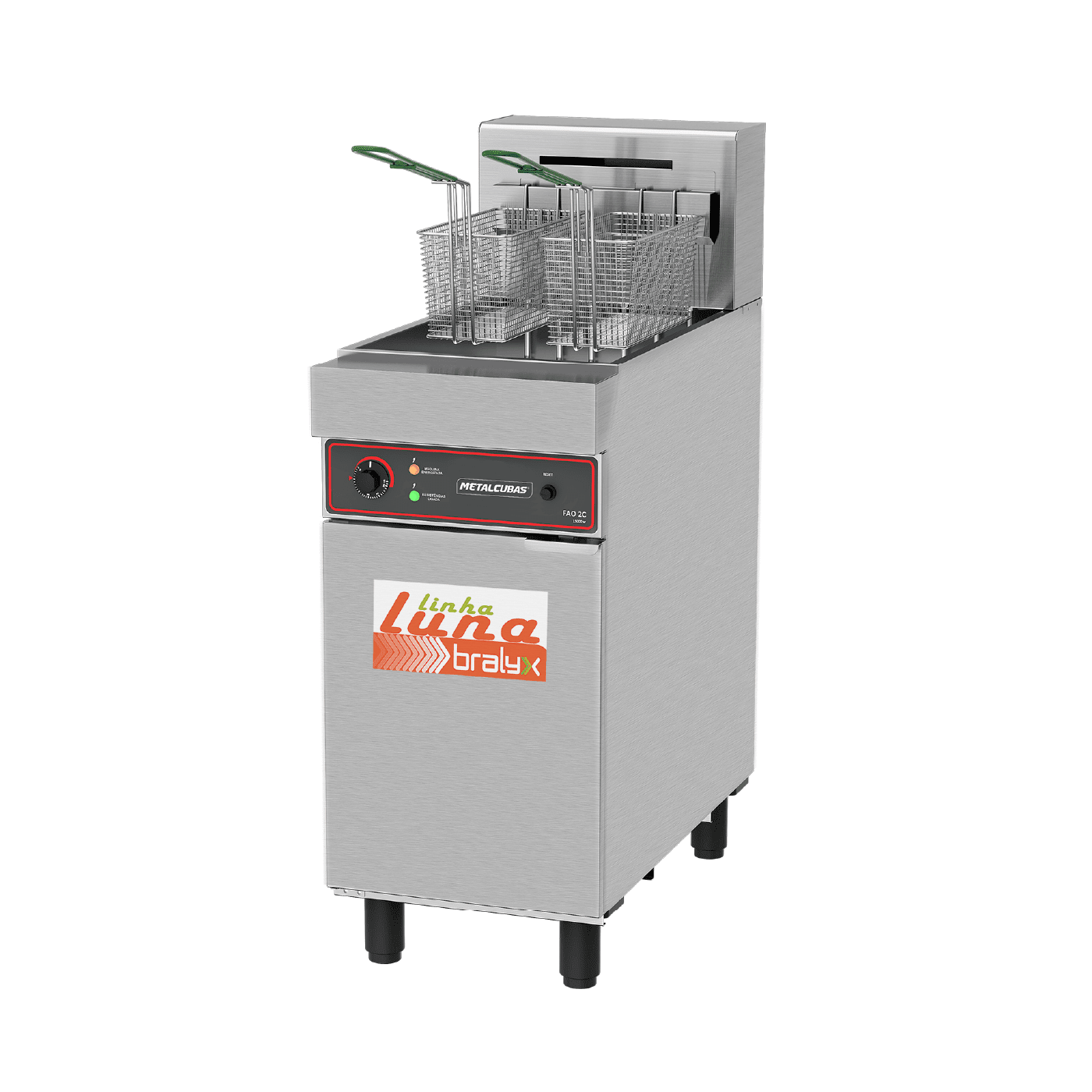 Fritador Industrial De Zona Fria De Água FAO2C LUNA