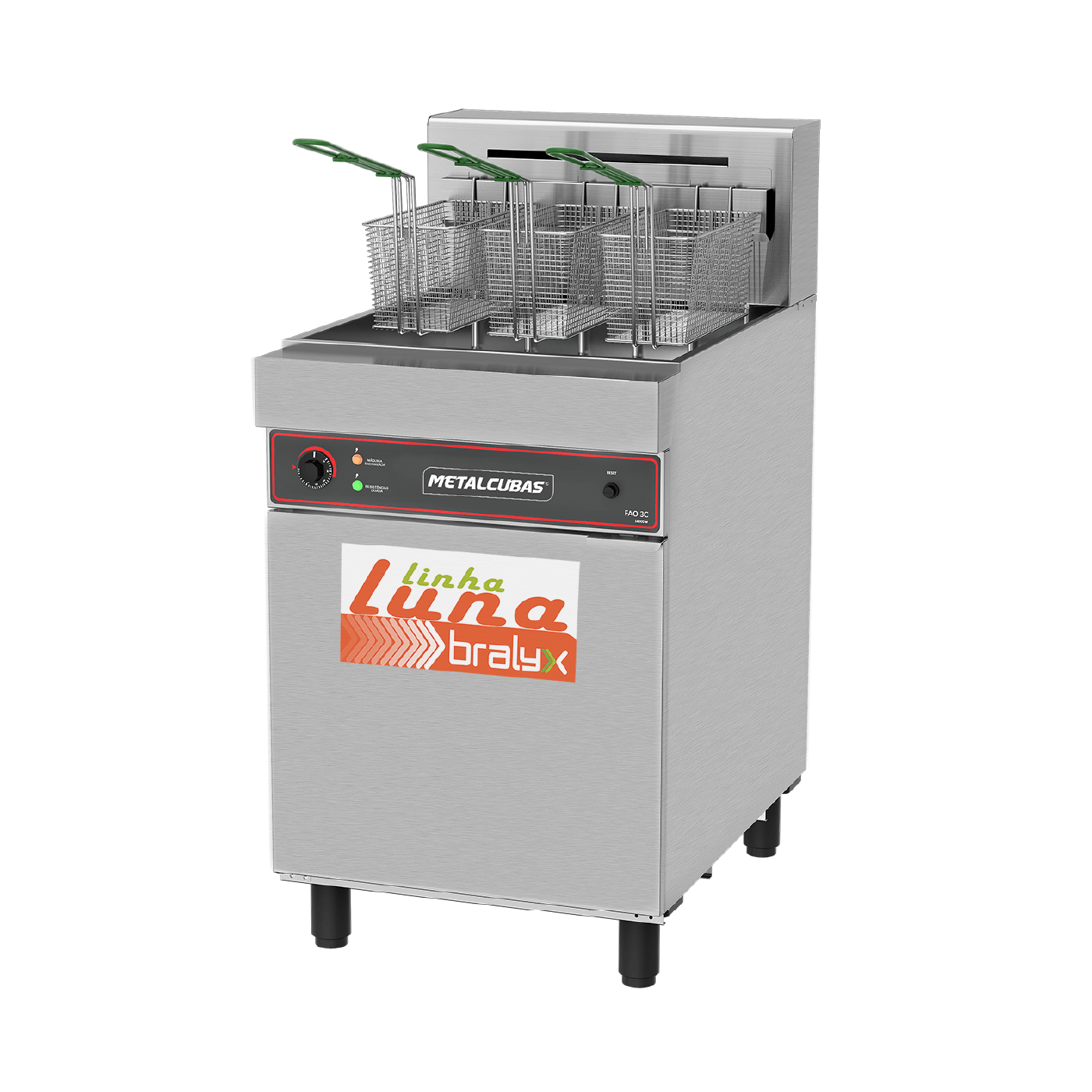 Fritador Industrial De Zona Fria FAOC3 LUNA