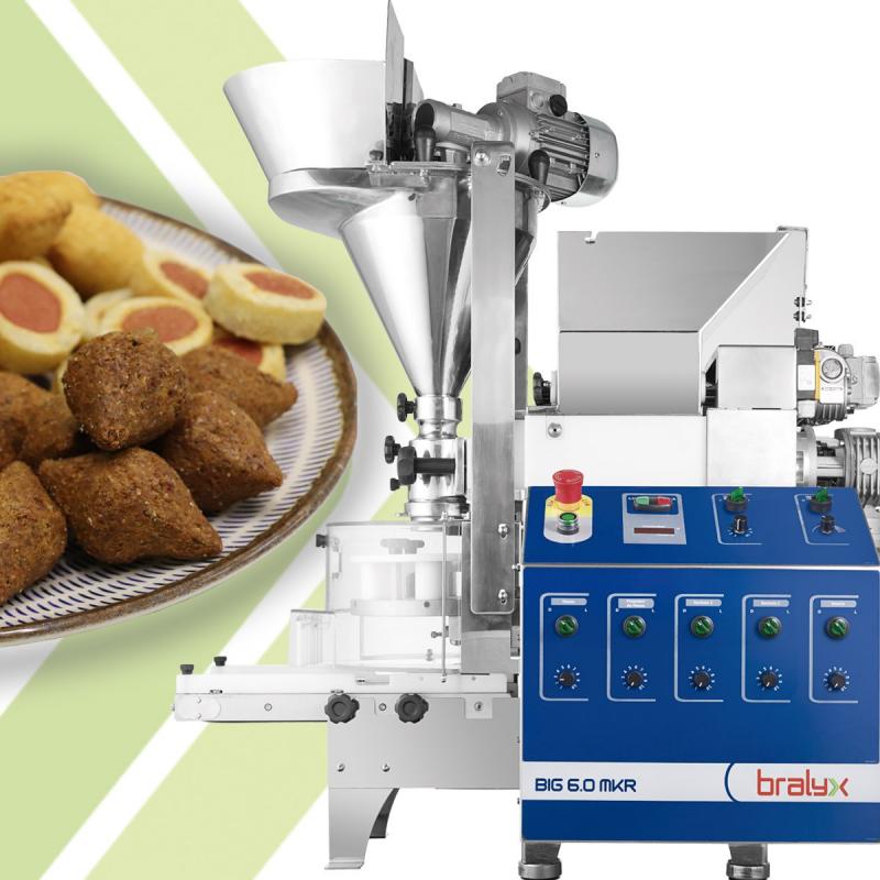 Máquina formadora de salgados industrial