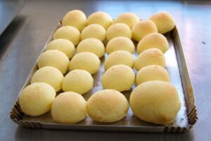 Pão de queijo em forma