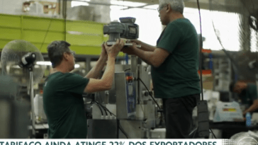 Gilberto Poleto participa de reportagem do Jornal Hoje sobre impactos do tarifaço nas exportações